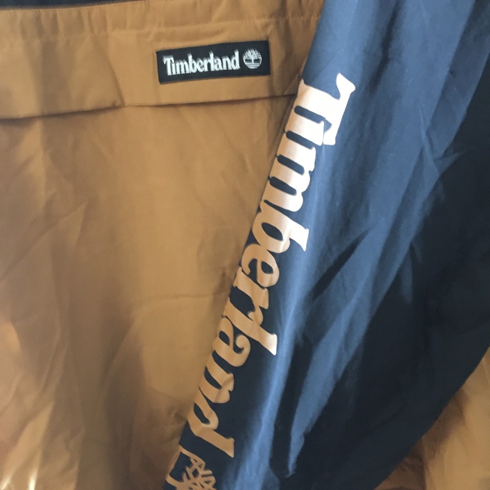 Timberland Hooded Windbreaker Mens size XL - Picture 2 of 5